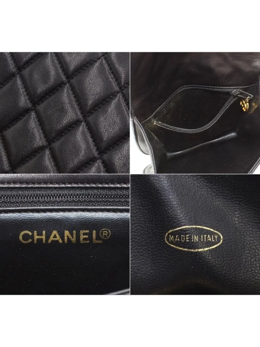 Chanel CC Logo Quilted Mini Waist Pouch